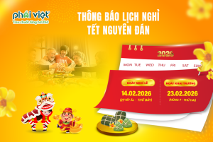 THÔNG BÁO LỊCH NGHỈ LỄ TẾT NGUYÊN ĐÁN 2026